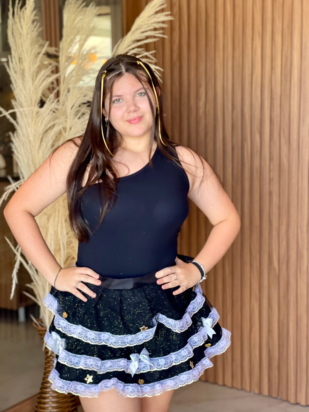 Saia junina cós ajustável - Valentina P ao G